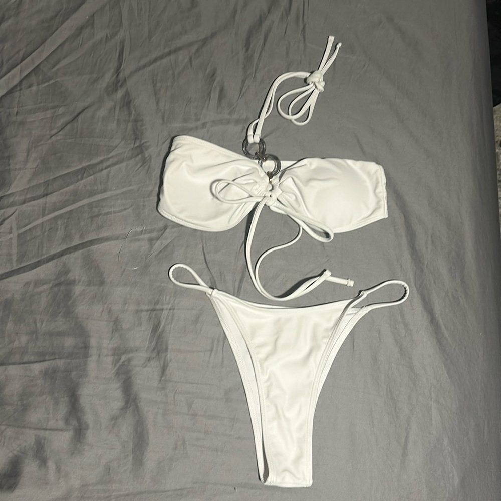 White bikini